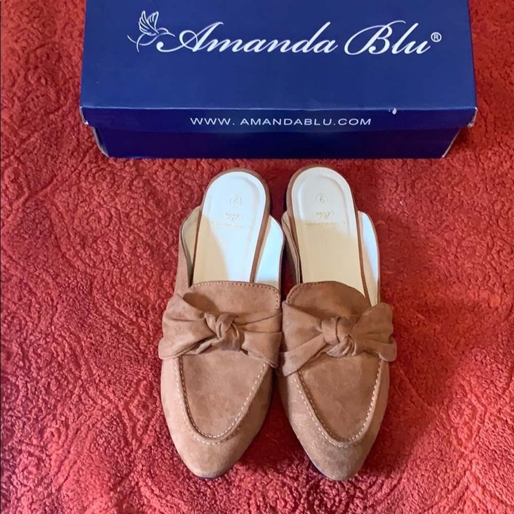 Suade Mule Shoes